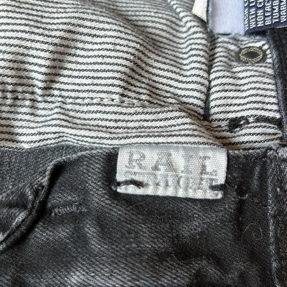 Madewell Rail Straight Jeans in Black Size 26 - Picture 8 of 9